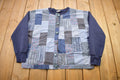 Vintage 1990s Simply Basic Cute Button Up Patchwork Sweater