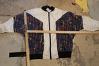Vintage 1990s Abstract Pattern Windbreaker