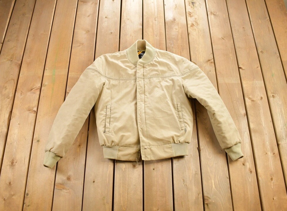 Vintage 1970s Satin Bomber Jacket