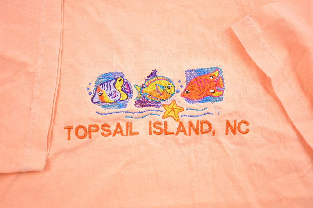 Vintage 1990s Topsail Island North Carolina T-Shirt