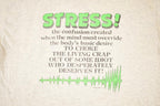 Vintage 1990s Stress Souvenir Travel T-Shirt Men's M