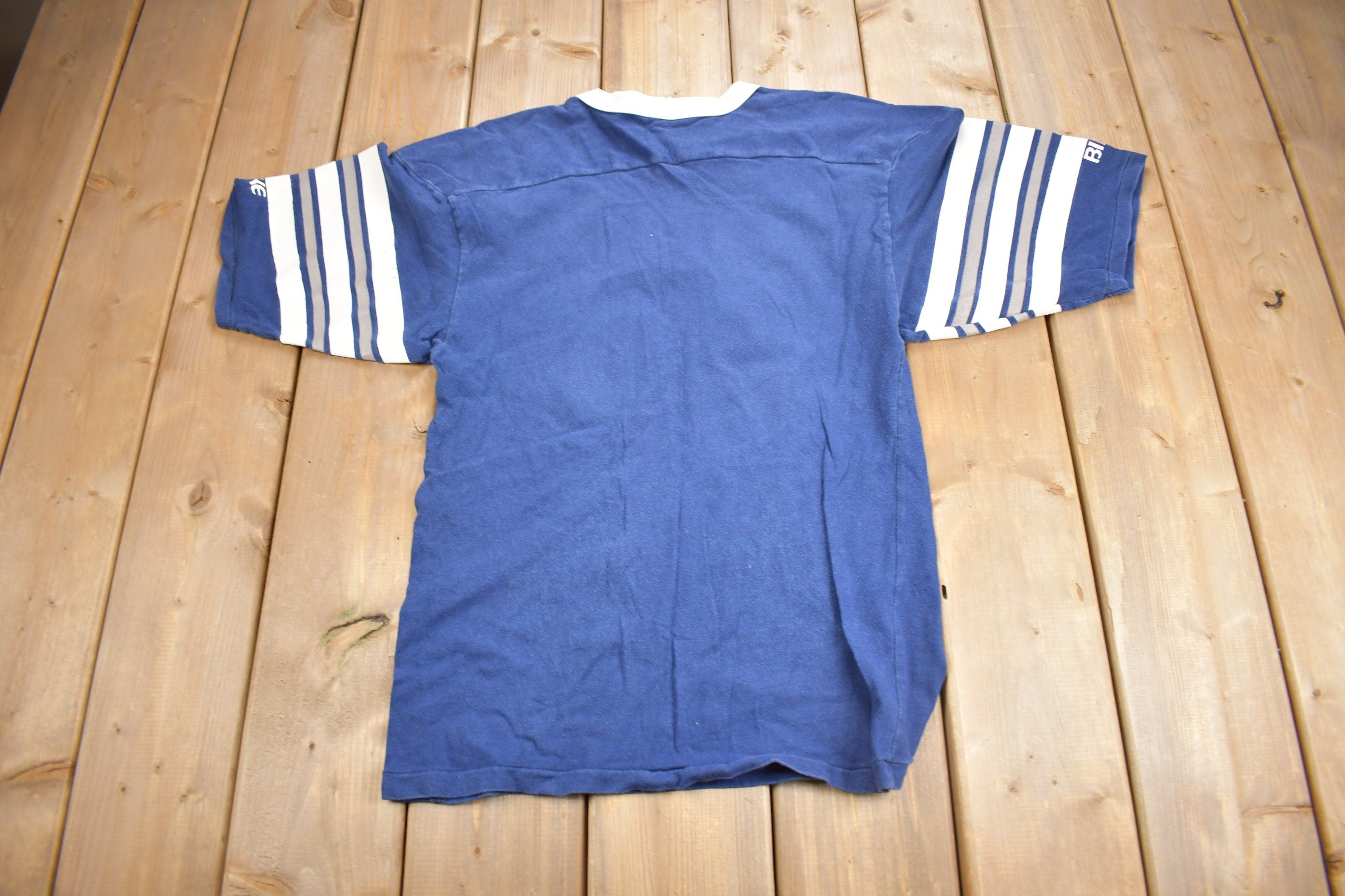 Vintage 1980s Penn State Nittany Lions Collegiate Jersey Raglan Jersey NCAA Tee