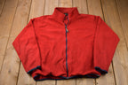 Vintage 1990s LL Bean Full Zip Fleece Sweater