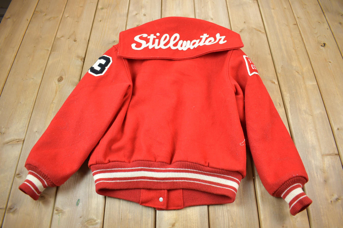 Vintage 1983 Stillwater Student Council Wool Varsity Jacket