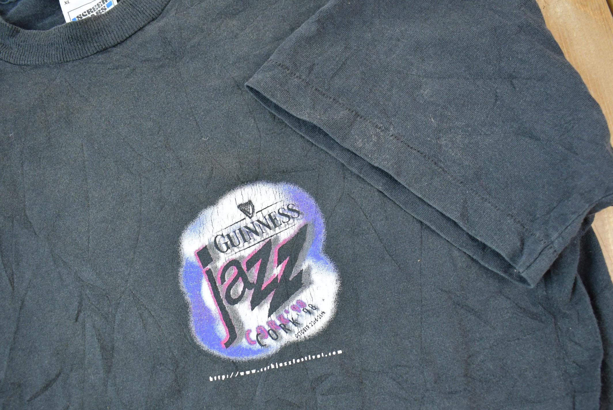 Vintage 1990s Jazz Festival Single Stitch Graphic T-Shirt Size XL