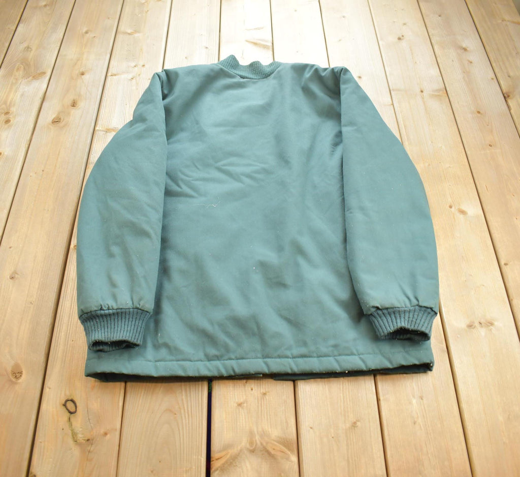 Vintage 1980s Blank Zip Up Winter Jacket