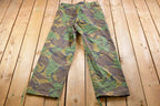 Vintage 1990s Army Woodland Camouflage Waterproof Pants Size 36 x 29