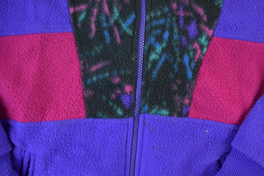 Vintage 1990s Climate Zone Neon Fleece Sweater