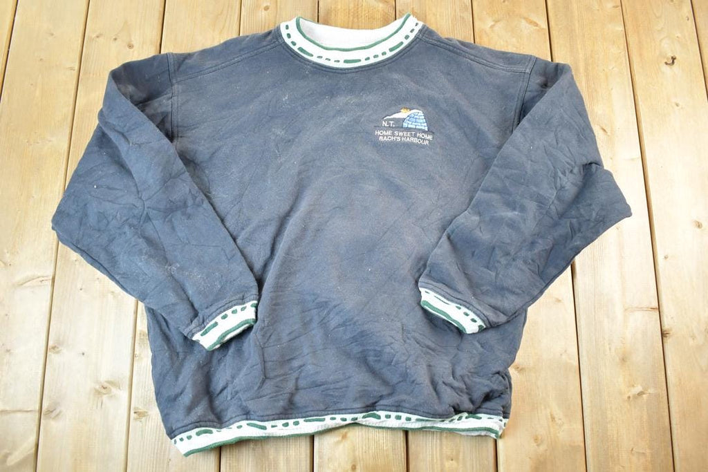 Vintage 1990s Sachs Harbour NT Igloo Heavyweight Crewneck Sweatshirt Mens L