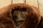 Vintage 1980s Mouton Fur Coat Adult Large