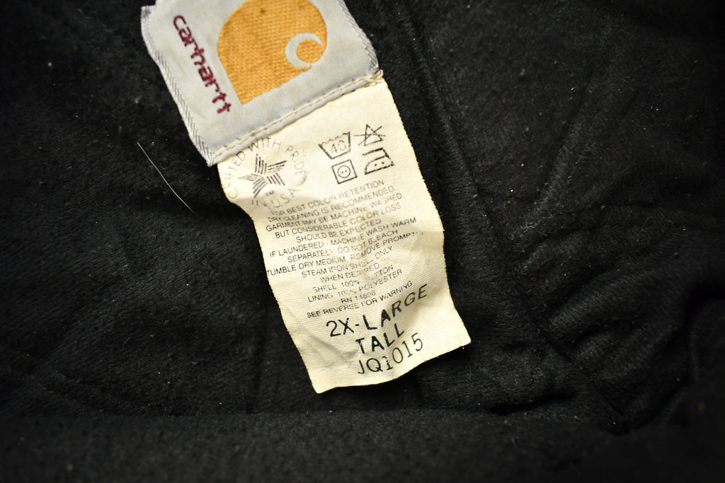 Vintage 1980s Distressed Carhartt Hooded Work Jacket