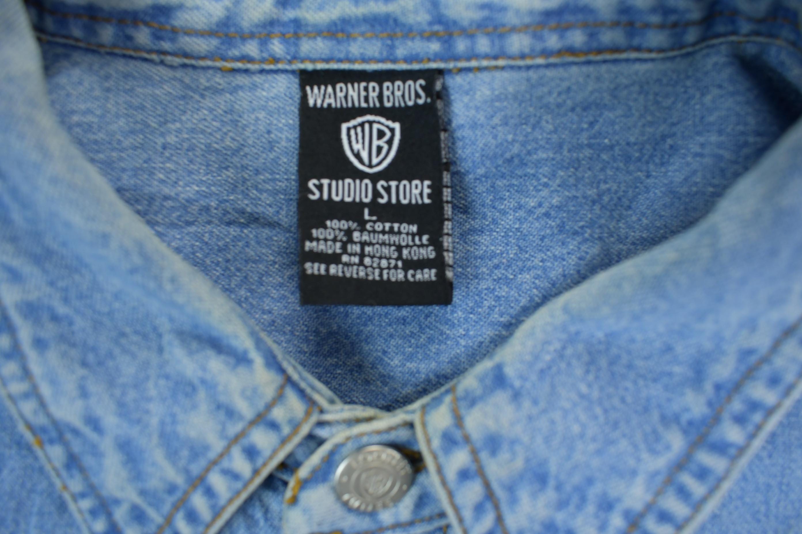 Vintage 1996s Warner Bros Company Button Up Shirt