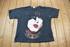 Vintage 1990s KISS Paul Stanley All Over Print Band T-Shirt