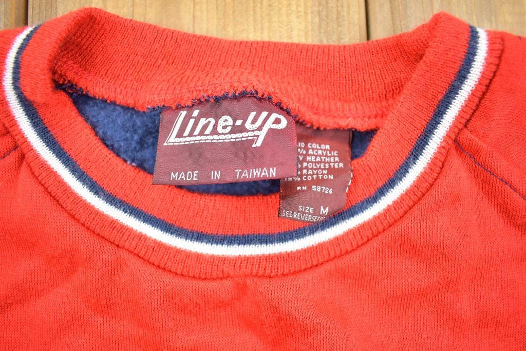 Vintage 1980s Line Up Striped Crewneck Shirt