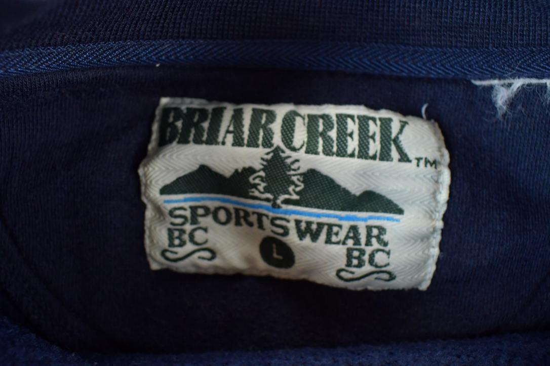 Vintage 1990s University Of Iowa Briar Creek Embroidered Collegiate Crewneck