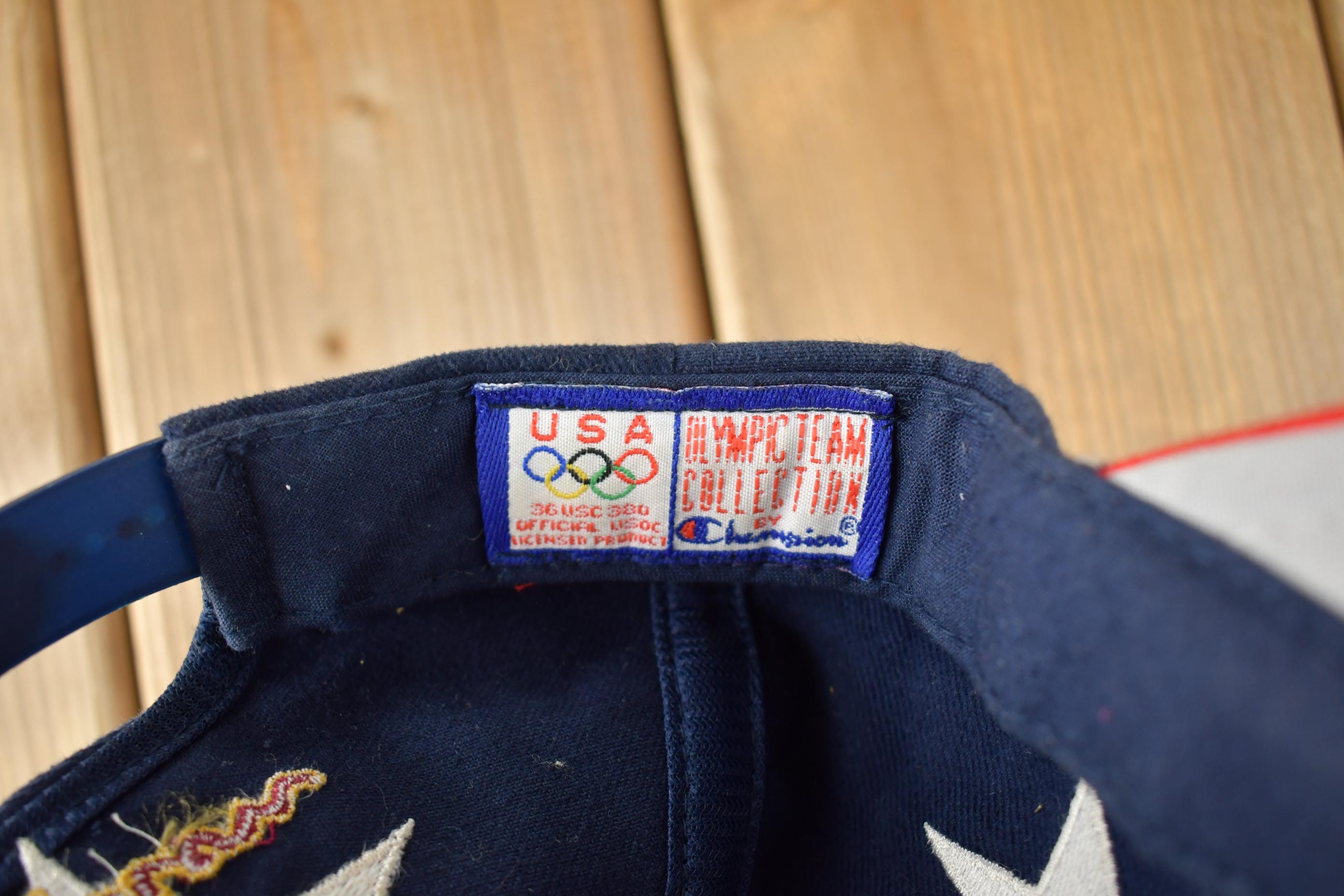 Vintage 1990s Team USA Olympics Champion Snap Back Hat