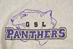 Vintage 1990s GSL Panthers Embroidered University Hoodie Sweater Men's L