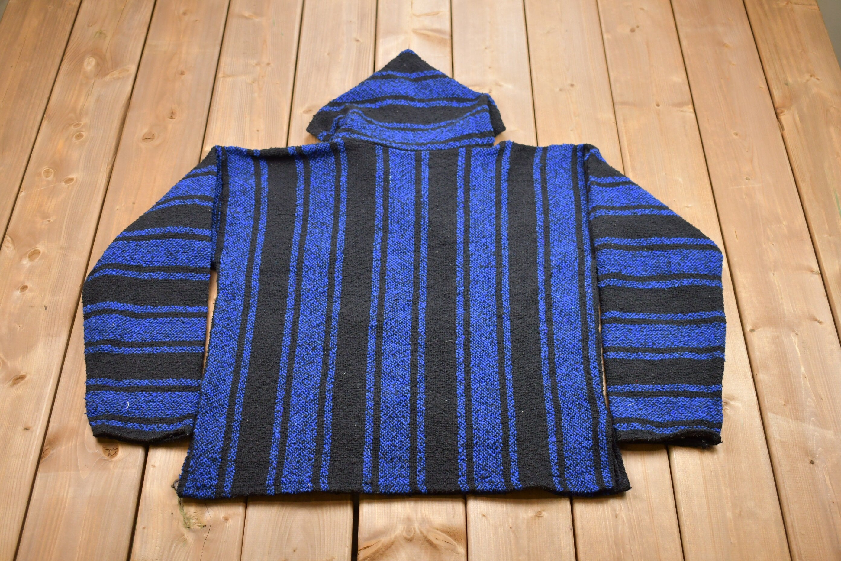 Vintage 1990s Rag Blanket Hoodie