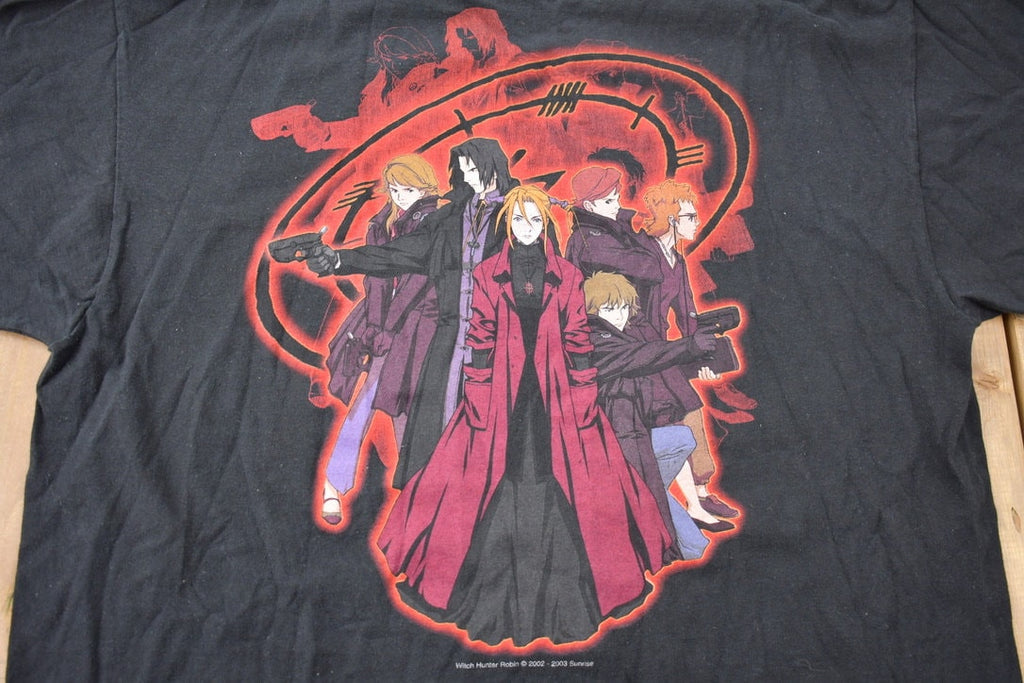 Vintage 2003 Witch Hunter Robin Anime Promo T-Shirt