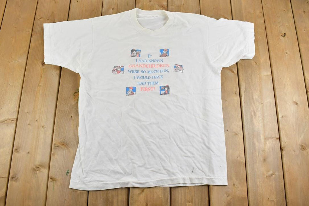 Vintage 1990s Grandchildren Souvenir T-Shirt