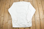 Vintage 1990s Blank White Crewneck Sweatshirt