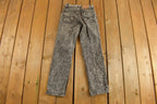 Vintage 1990s Youth Levi's 505 Acid Wash Red Tab Jeans Size 23 x 25.5