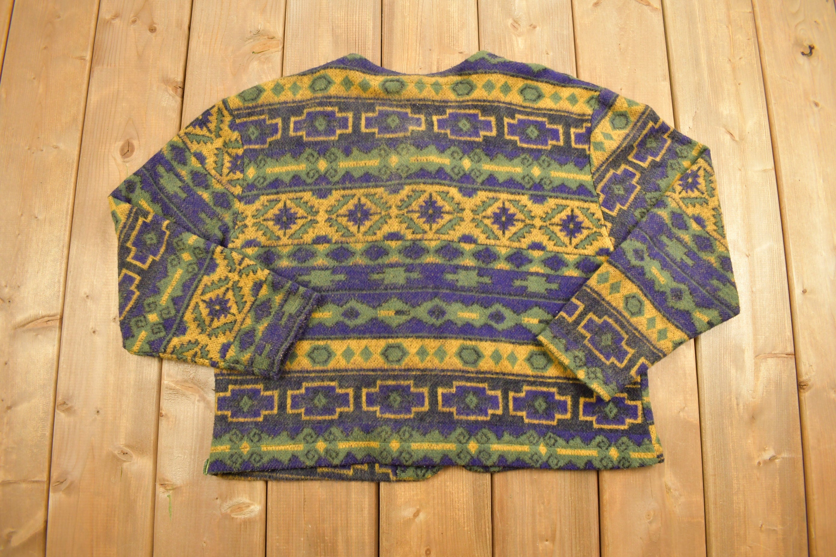 Vintage 1980s Ashly Brent Knitted Cardigan