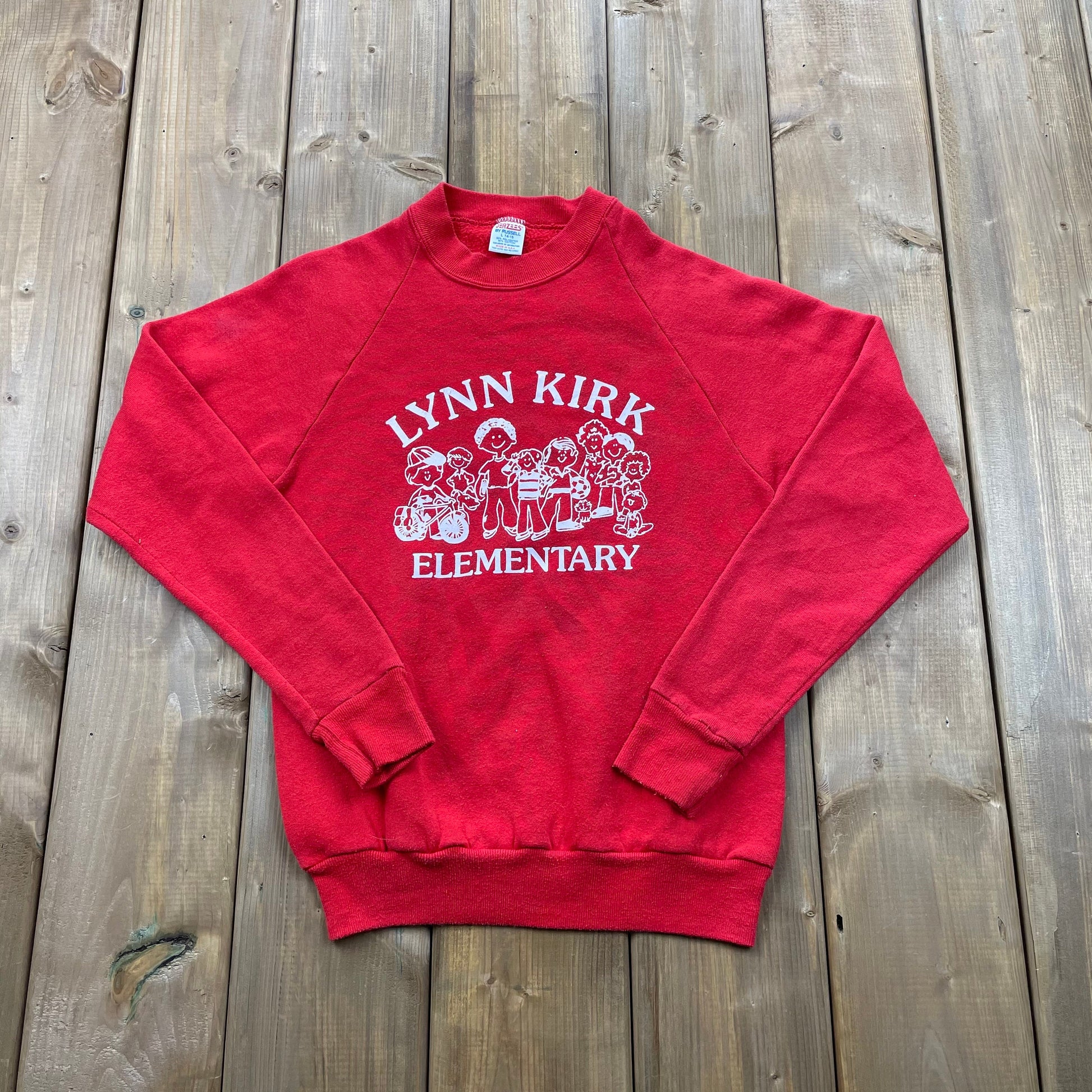 Vintage 1970's Lynn Kirk Elementary Blank Crewneck Sweatshirt