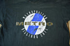 Vintage 1990s Metro Metropolitan Billiard Cafe Graphic T-Shirt / Made In Canada / Billiard T Shirt