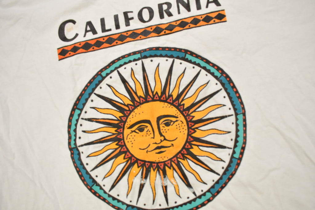 Vintage 1990s California Sun Graphic Souvenir T Shirt