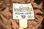 Vintage 1980s Leather Fur Jacket