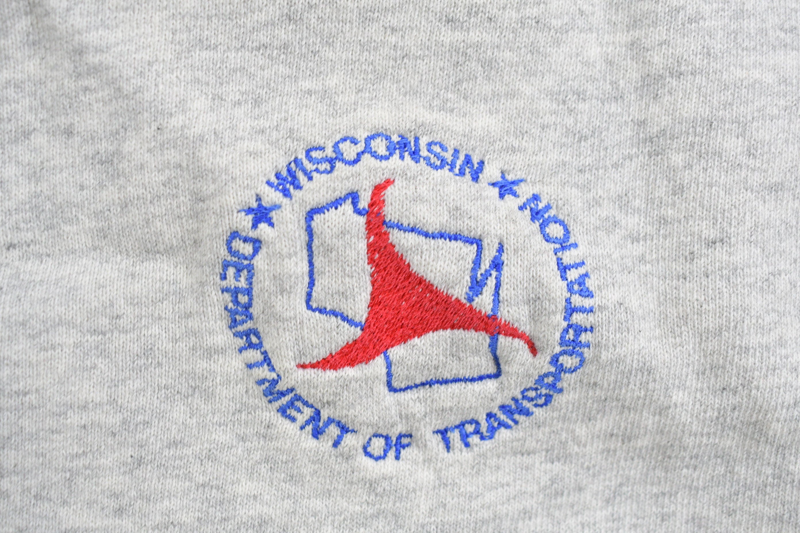 Vintage 1990s Wisconsin Department Of Transportation Crewneck Sweatshirt