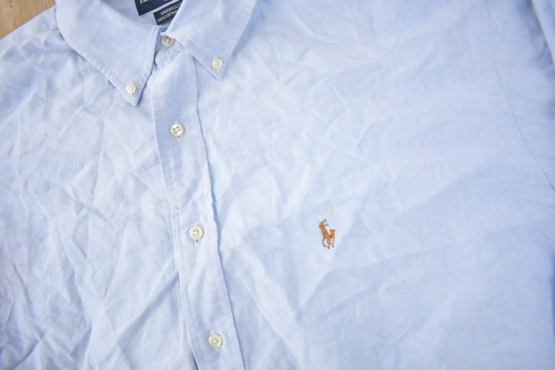 Vintage 1990s Ralph Lauren Button Up Classic Oxford Dress Shirt