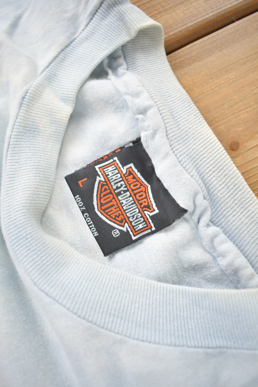 Vintage 1991 Rocky's Harley Davidson London Ontario Tie Dye Eagle Graphic Single Stitch T-Shirt Made In USA