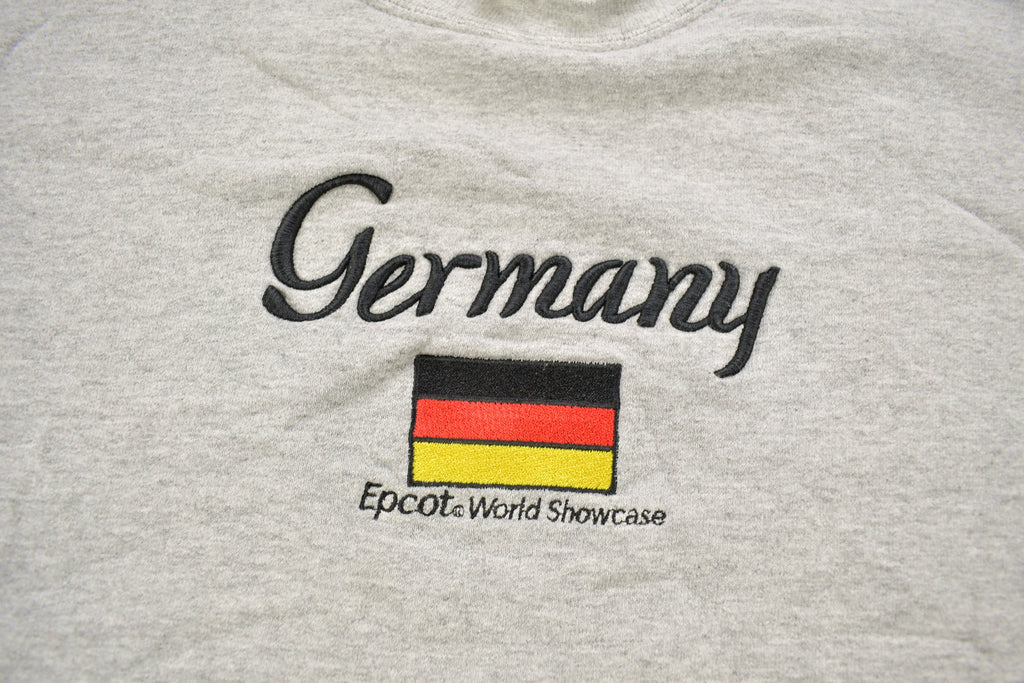 Vintage 1990s Disney Epcot World Showcase Germany Crewneck  Vintage Sweatshirt  Vintage Disney  Embroidered  Epcot