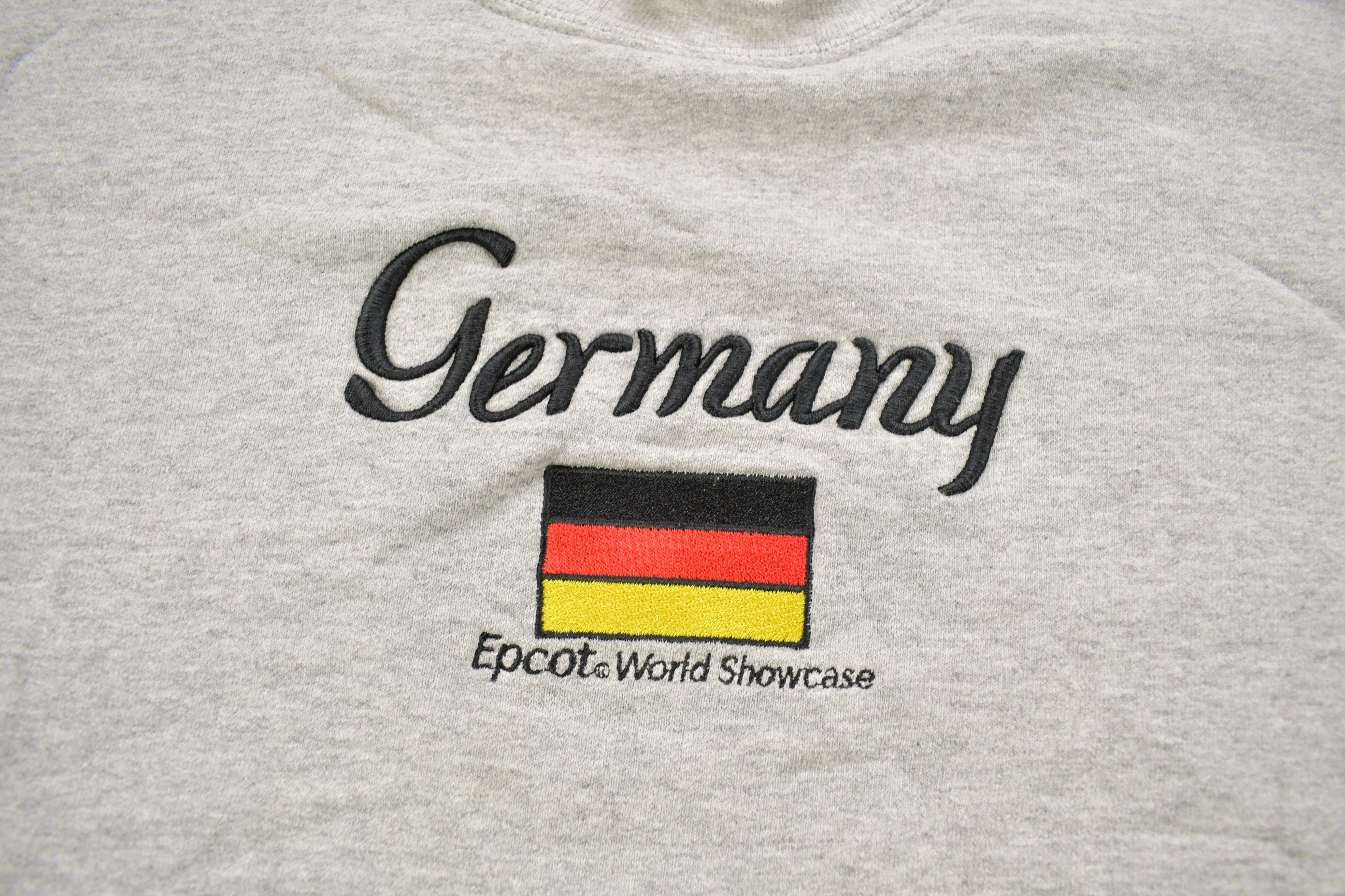 Vintage 1990s Disney Epcot World Showcase Germany Crewneck  Vintage Sweatshirt  Vintage Disney  Embroidered  Epcot