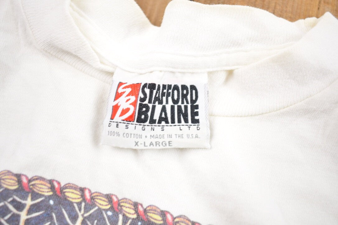 Vintage 1984 Peace Graphic Long Sleeve Tee