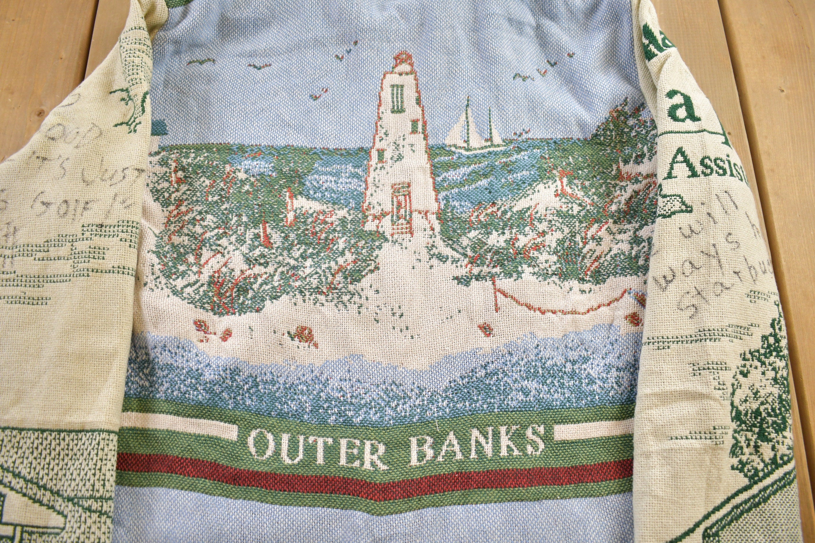 Vintage 1990s Outerbanks Themed Quilt Jacket