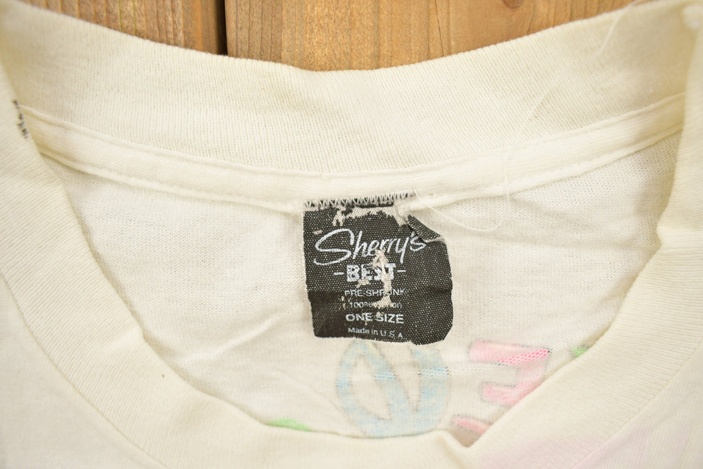 Vintage 1990s Mickey Mouse Ohio All Over Print T-Shirt