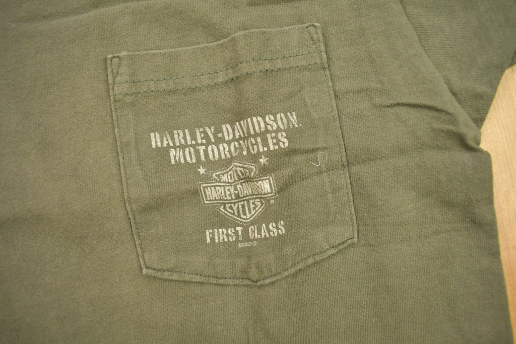 Vintage 2002 Harley Davidson Of St Thomas US Virgin Islands T-Shirt