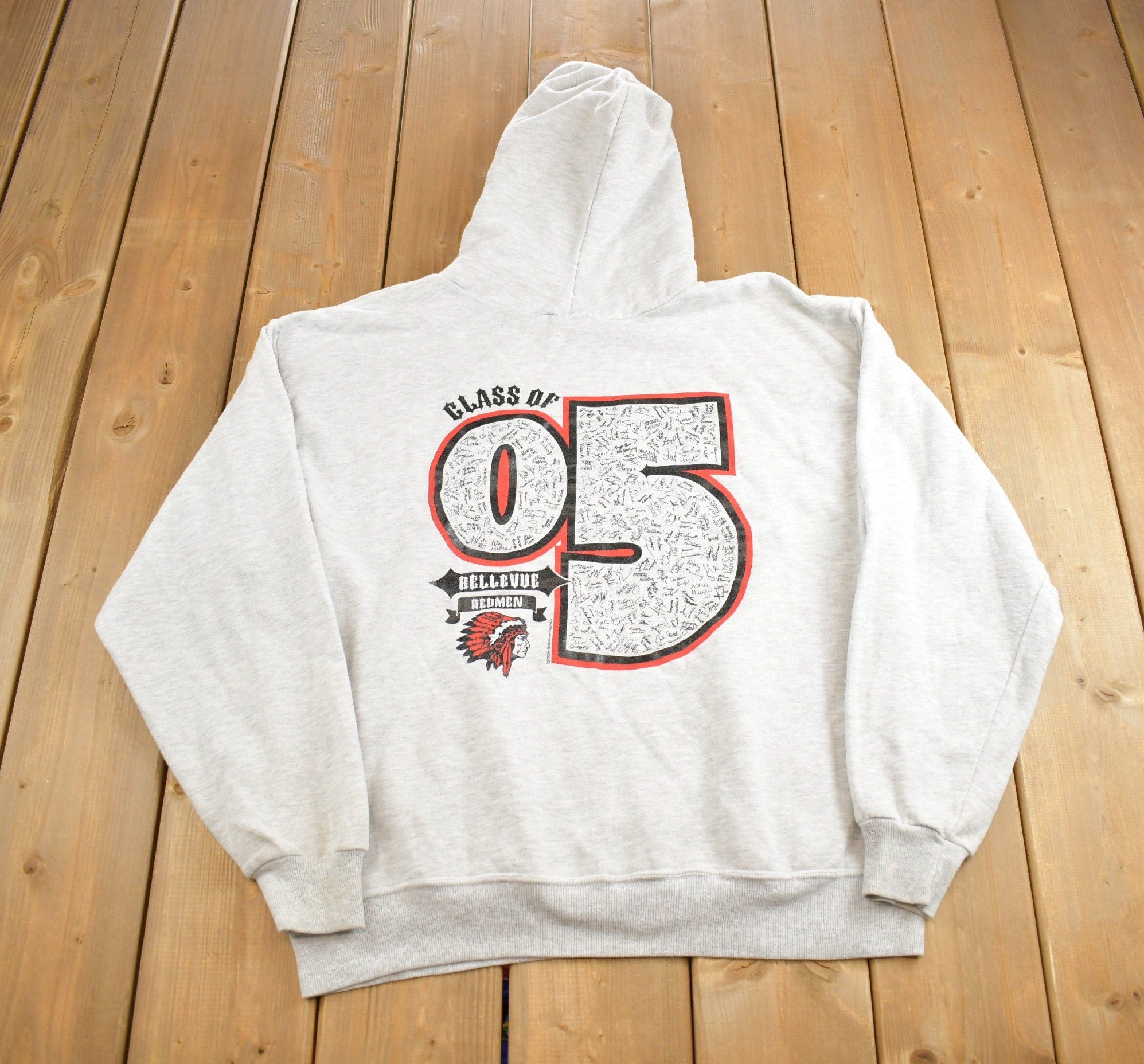 Vintage 2004 Belleville Highschool Seniors Graphic Hoodie