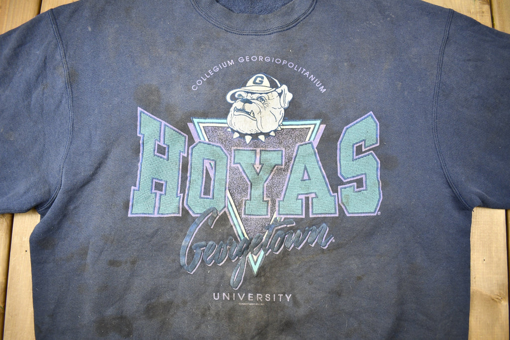 Vintage 1990s University of Georgetown Hoya's Collegiate Crewneck