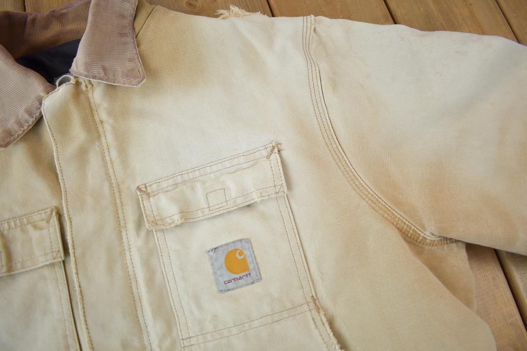 Vintage 1990s Thrashed Carhartt Traditional Work Jacket