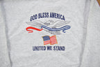 Vintage 1990s God Bless America United We Stand Crewneck Sweatshirt