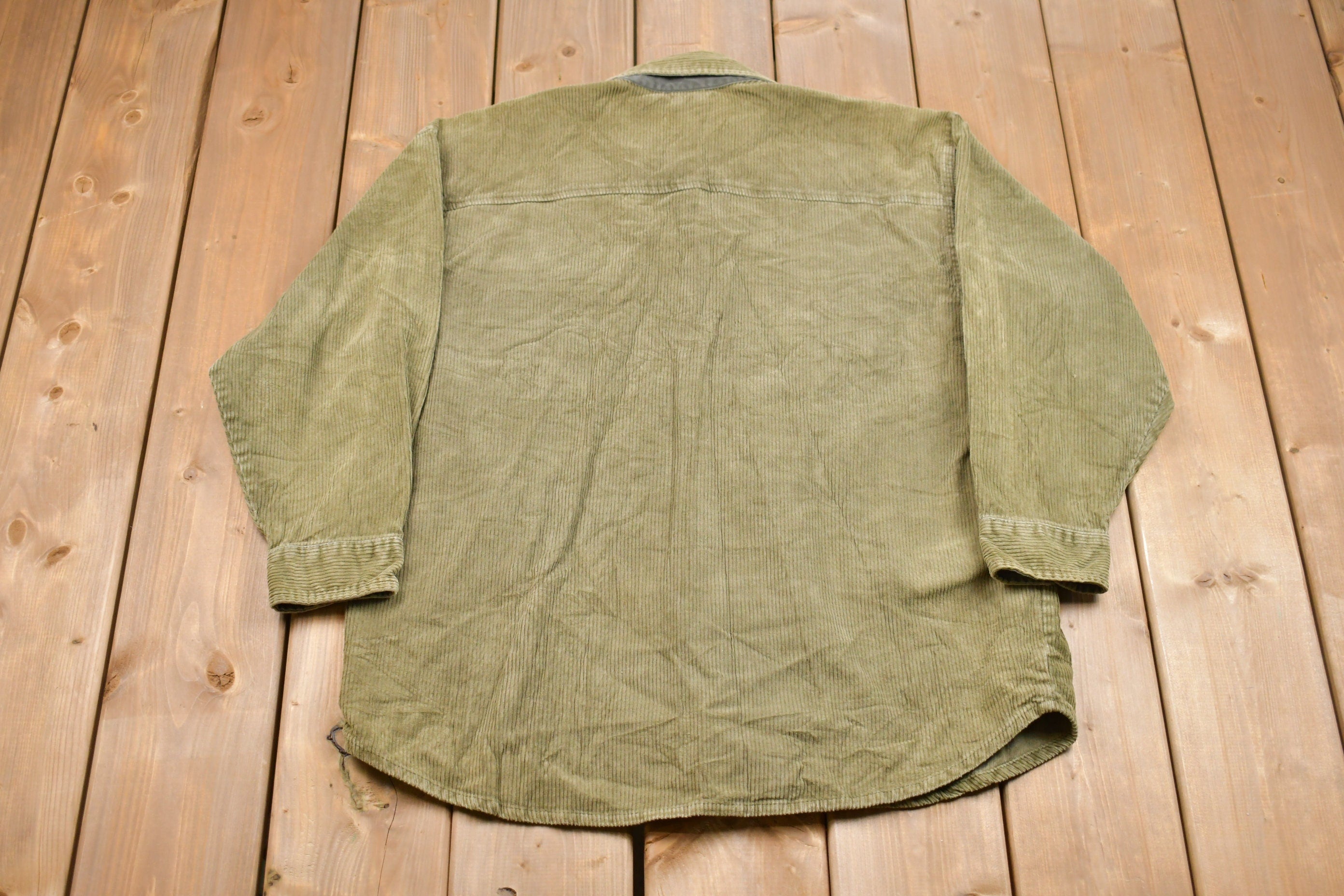 Vintage 1990s Kathy Ireland Corduroy Button Up Shirt