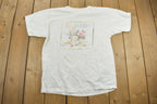 Vintage 1994 Flowers Graphic Hallmark T Shirt