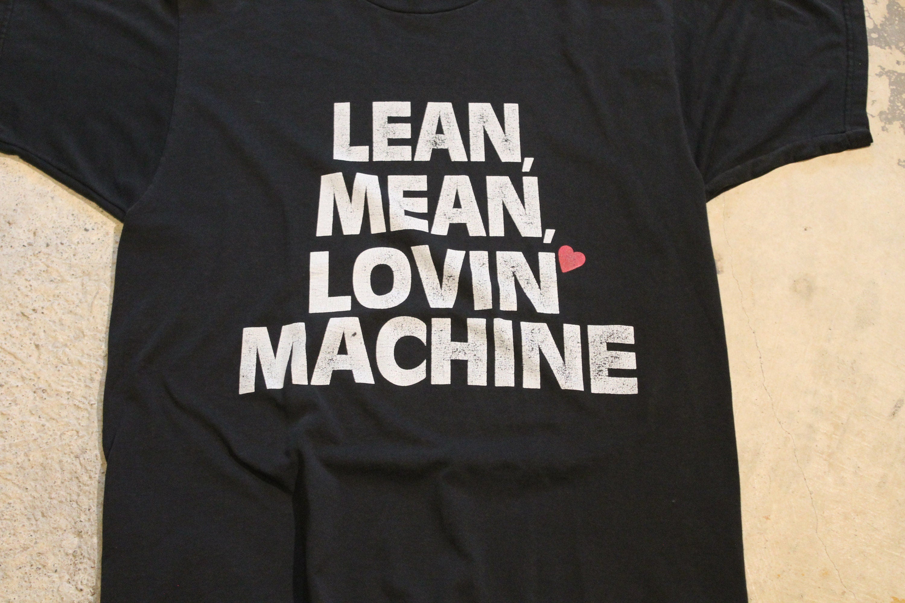 Vintage 1990s Lean Mean Lovin' Machine Graphic T Shirt / Funny Graphic / Comedy T Shirt / 90s / Made In Canada