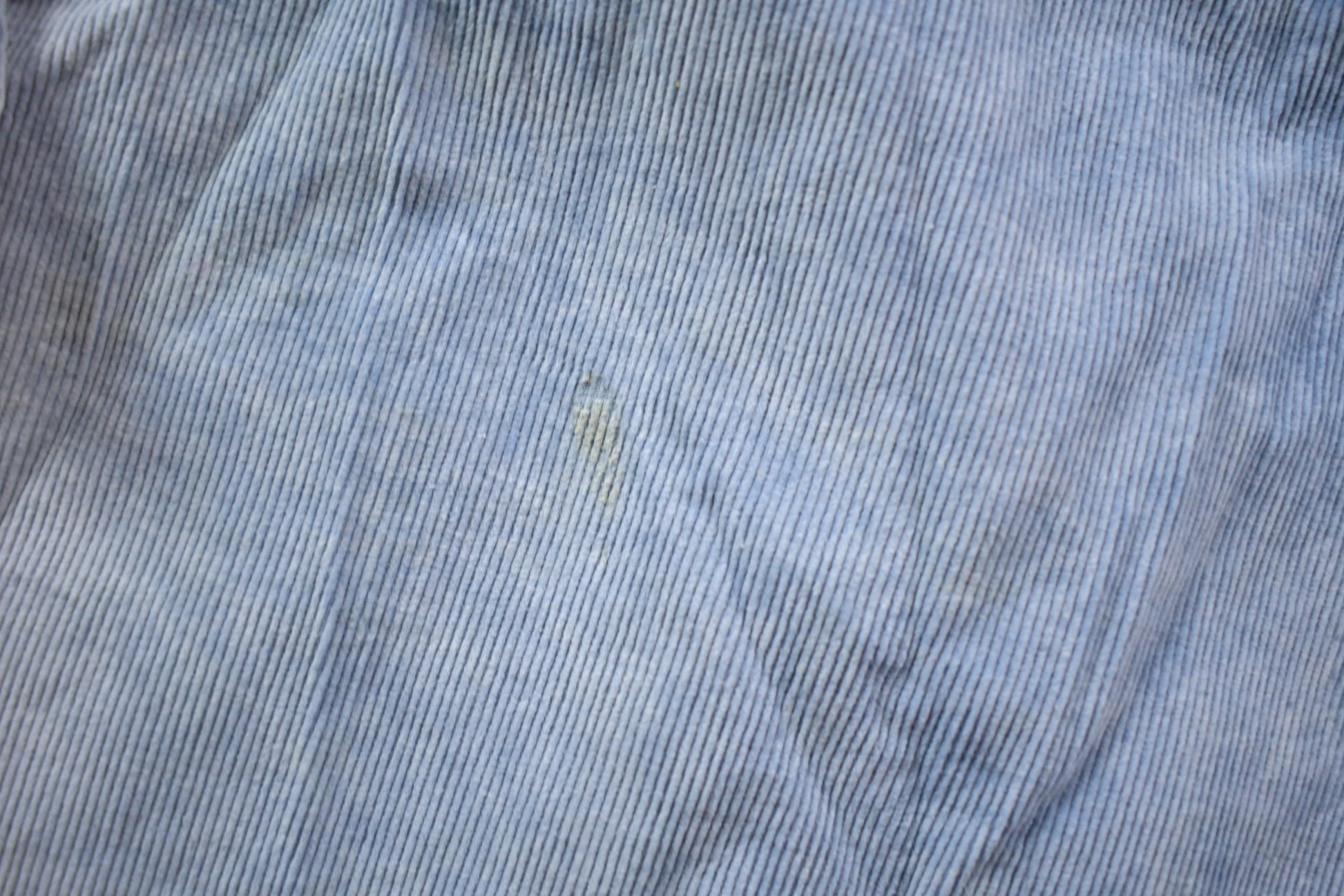 Vintage 1990s Blank Blue Corduroy Pocket Skirt Size 26 x 26 / True Vintage / Vintage Skirt / Retro Style / 100% Cotton