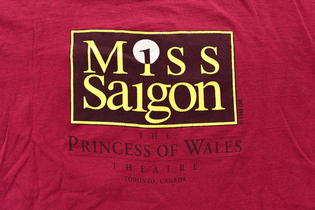 Vintage 1988 Miss Saigon The Princess Of Wales Theatre Toronto Ontario T-Shirt