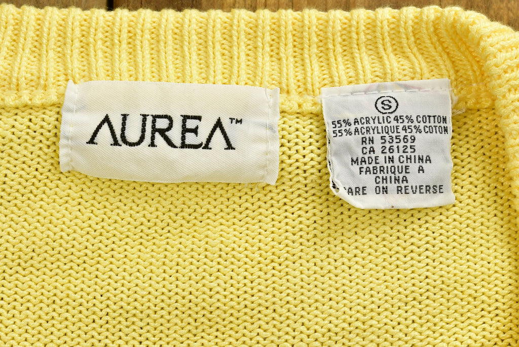 Vintage 90's Presque Isle Embroidered Knitted Sweater / Vintage 90s Crewneck / Pattern Sweater / Outdoor / Hand Knit / Pullover Sweatshirt